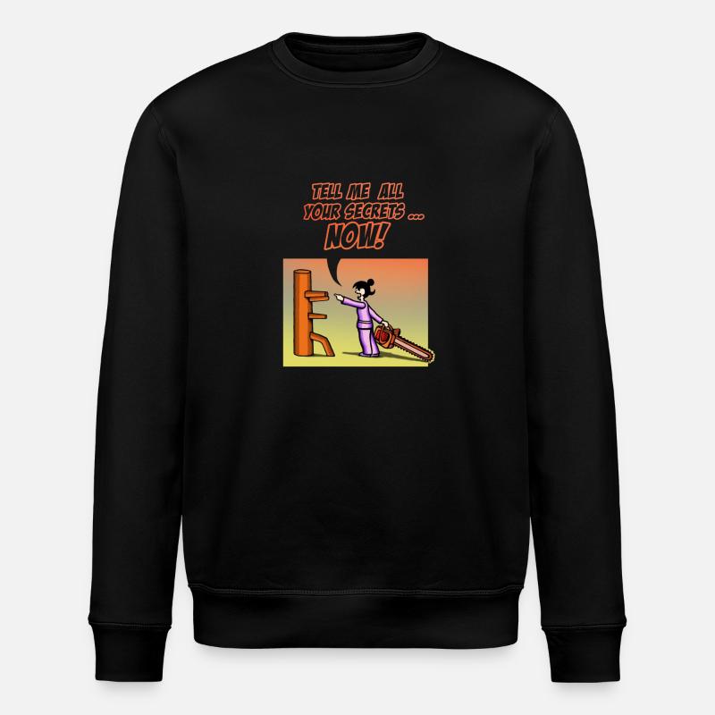 chainsaw 2016 multicol - Stanley/Stella Unisex Bio-Sweatshirt ROLLER - Schwarz