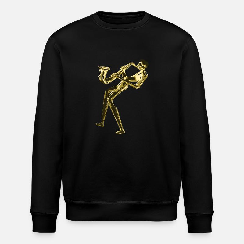 Saxophone Jazz - Sweat bio ROLLER Stanley/Stella Unisexe - noir