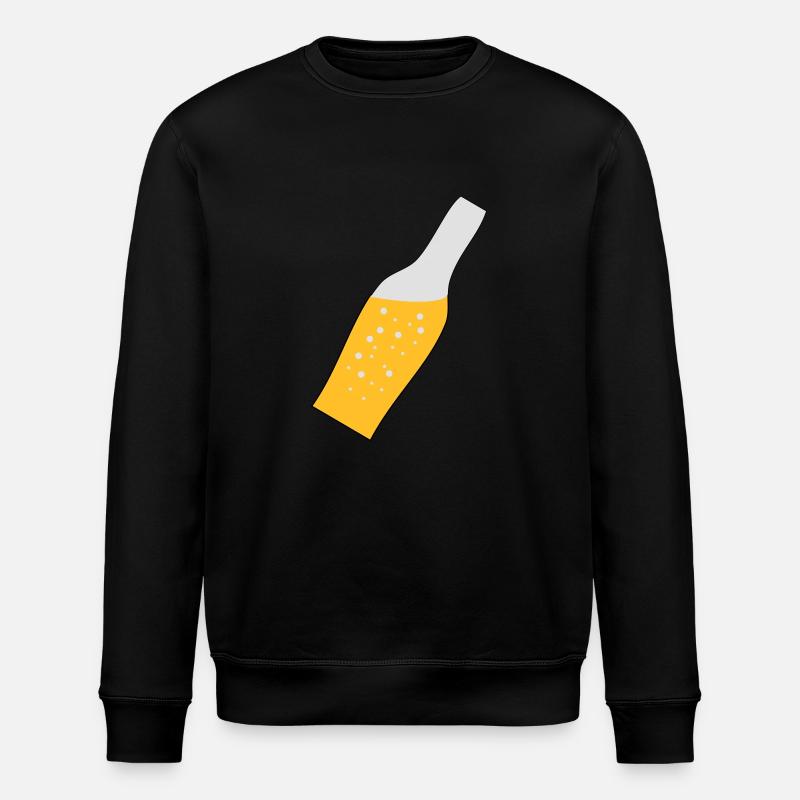 Bierflasche - Stanley/Stella Unisex Bio-Sweatshirt ROLLER - Schwarz