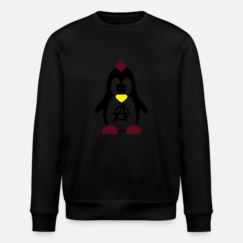pingouin punk - Sweat bio ROLLER Stanley/Stella Unisexe - noir
