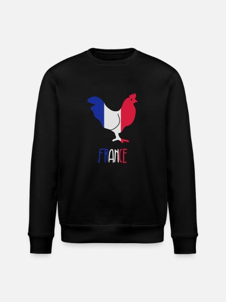 France Français Française French Frankreich - Stanley/Stella ROLLER Unisex Organic Sweatshirt - black