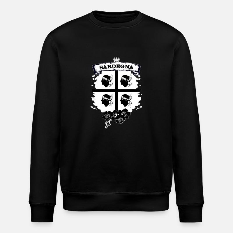 Sardinien - Stanley/Stella Unisex Bio-Sweatshirt ROLLER - Schwarz