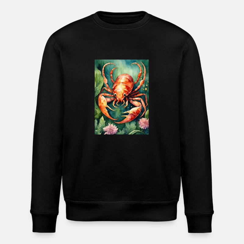 Sternzeichen Skorpion - Stanley/Stella Unisex Bio-Sweatshirt ROLLER - Schwarz