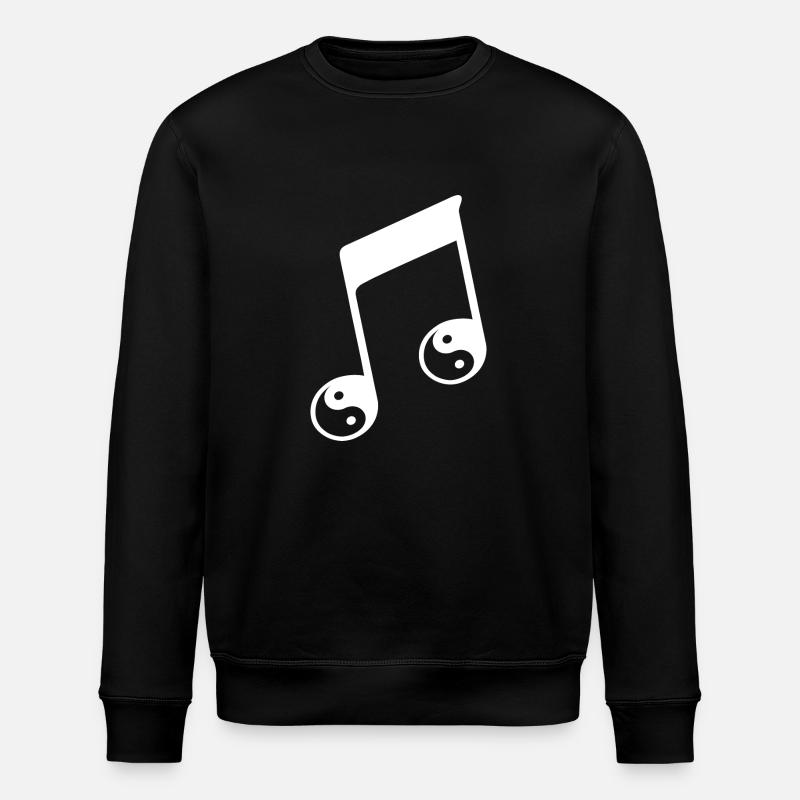 Musikalische Note - Stanley/Stella Unisex Bio-Sweatshirt ROLLER - Schwarz