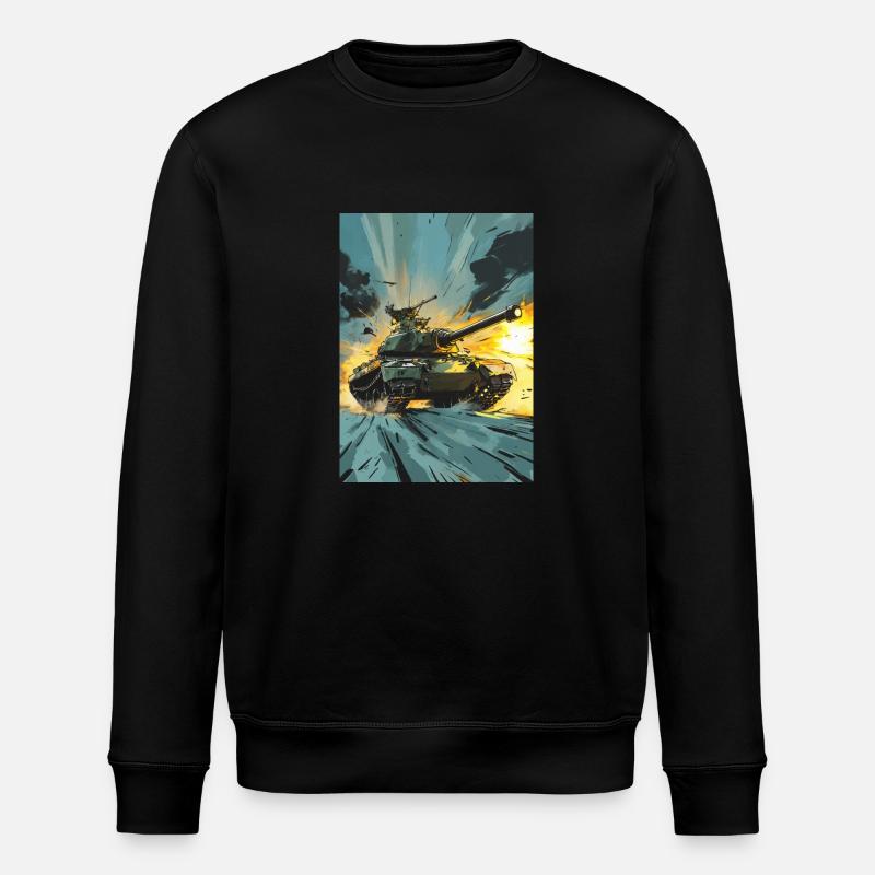 Tank One - Stanley/Stella Unisex Bio-Sweatshirt ROLLER - Schwarz