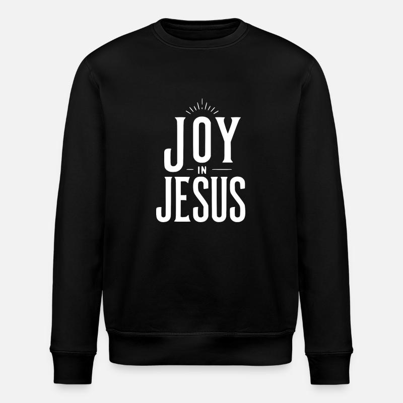 Freude an Jesus - Stanley/Stella Unisex Bio-Sweatshirt ROLLER - Schwarz