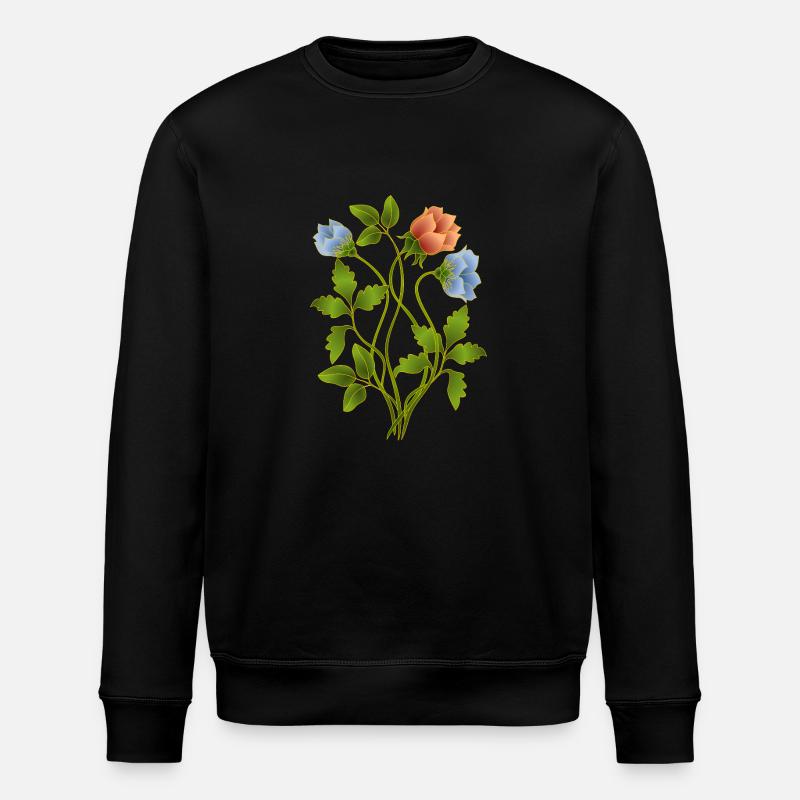 Fleur - Sweat bio ROLLER Stanley/Stella Unisexe - noir