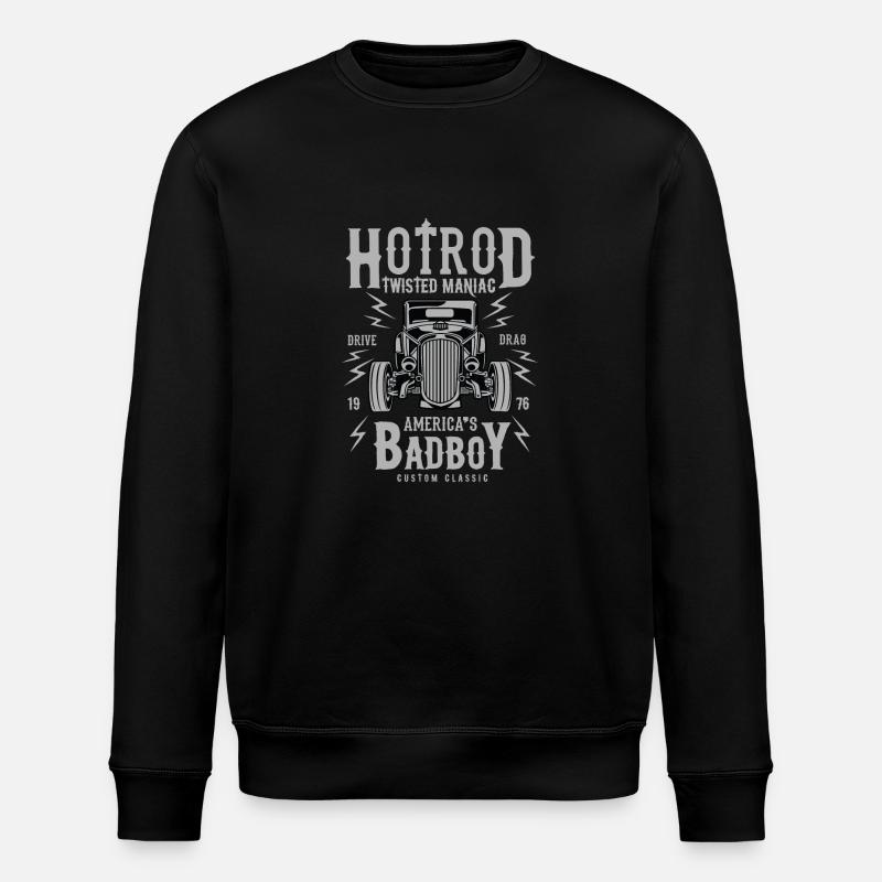 Twisted Hotrod - Sweat bio ROLLER Stanley/Stella Unisexe - noir