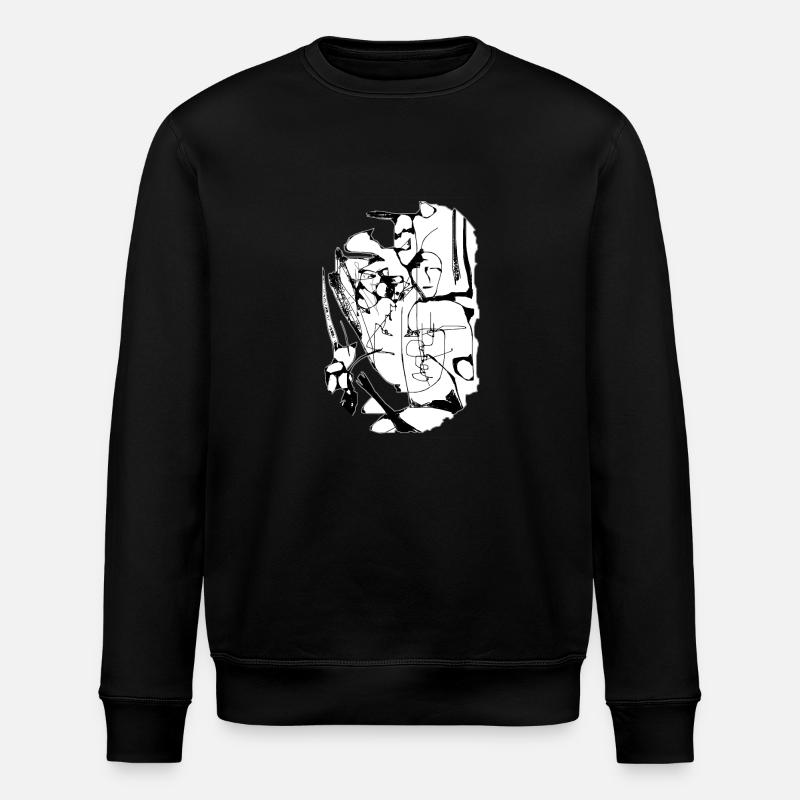 Freiheit der Interpretation - Stanley/Stella Unisex Bio-Sweatshirt ROLLER - Schwarz