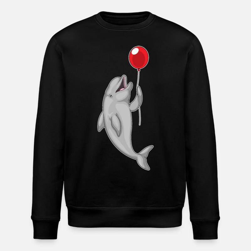 Ballon dauphin - Sweat bio ROLLER Stanley/Stella Unisexe - noir