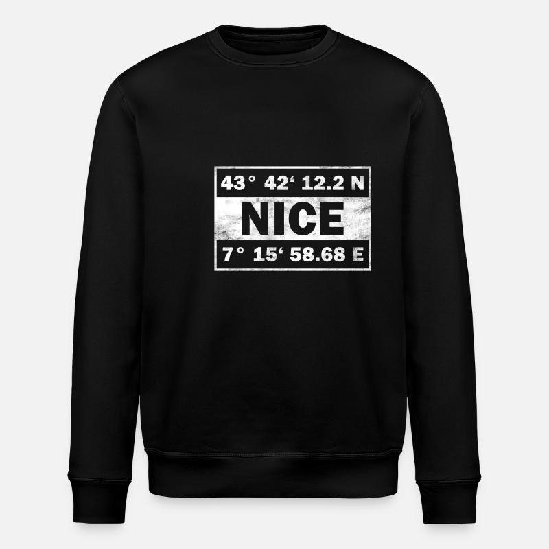 Nice Coordonnées France Nice - Sweat bio ROLLER Stanley/Stella Unisexe - noir