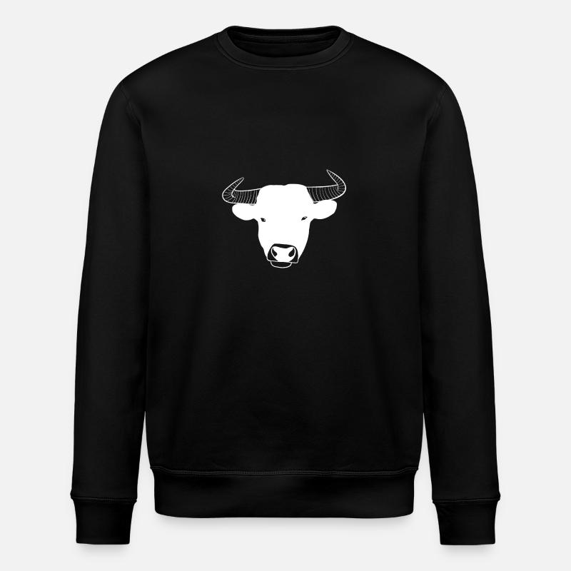 taureau signe astrologique vache - Sweat bio ROLLER Stanley/Stella Unisexe - noir
