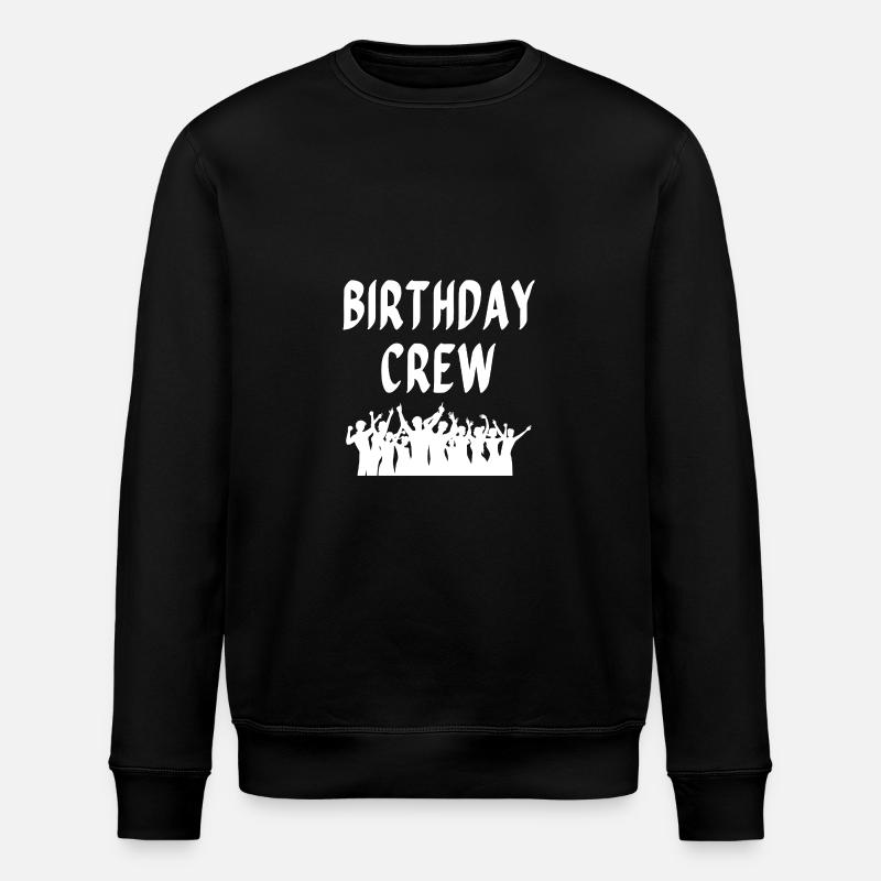 Birthday Crew - Stanley/Stella Unisex Bio-Sweatshirt ROLLER - Schwarz