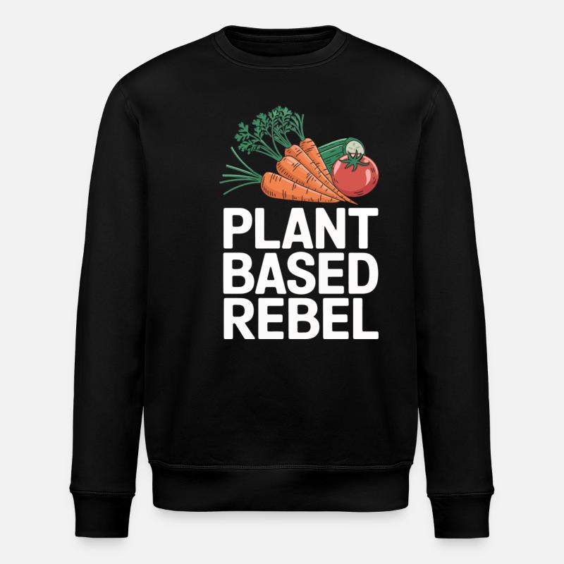 Végétarien Végétalien Végétarien Végétarien - Sweat bio ROLLER Stanley/Stella Unisexe - noir