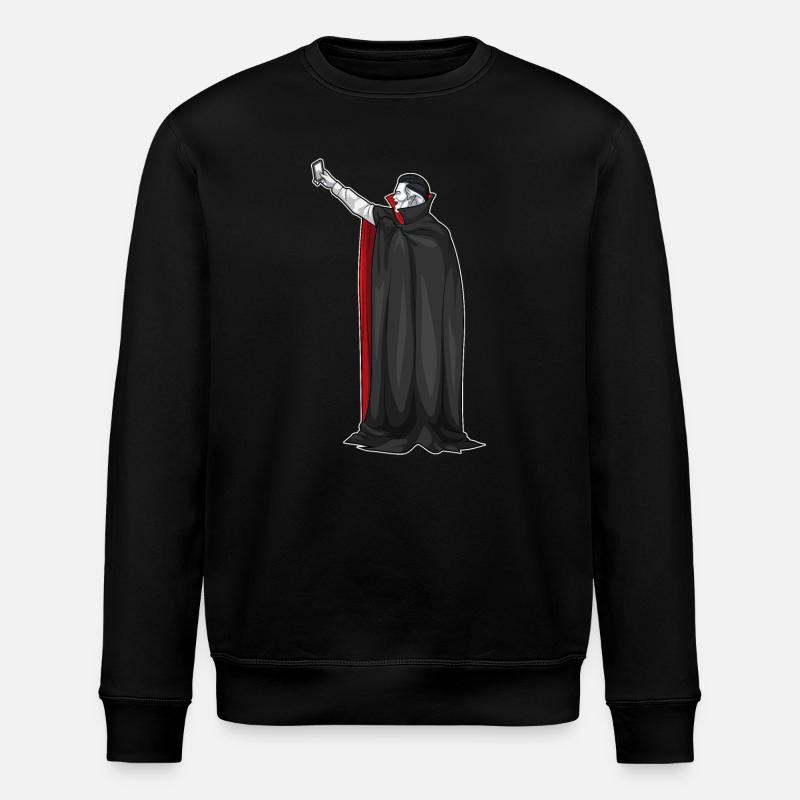 Selfie d’Halloween vampire - Sweat bio ROLLER Stanley/Stella Unisexe - noir
