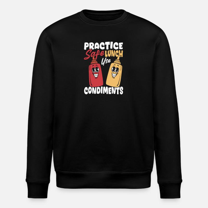 Spice Lunch Spices Sauce - Stanley/Stella ROLLER Unisex Organic Sweatshirt - black