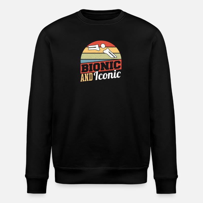 Bionic and iconic - Stanley/Stella ROLLER Unisex Organic Sweatshirt - black