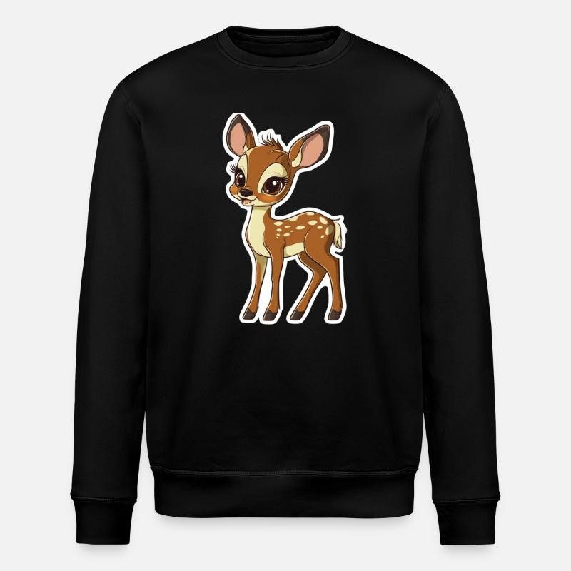 Reh - Stanley/Stella Unisex Bio-Sweatshirt ROLLER - Schwarz