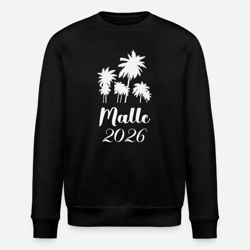 Malle édition Palm Tree 2026 - Sweat bio ROLLER Stanley/Stella Unisexe - noir