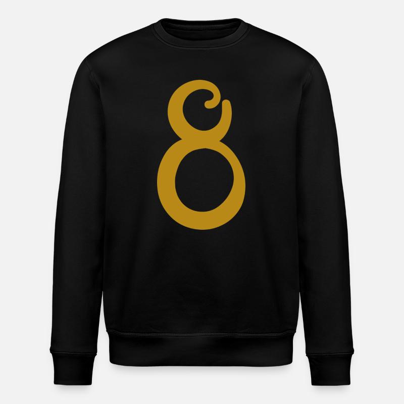 8 - Stanley/Stella ROLLER Unisex Organic Sweatshirt - black
