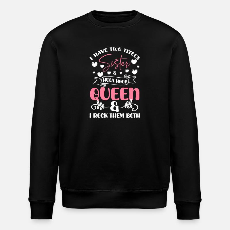Hullern Ring Abnehmen Fit - Stanley/Stella Unisex Bio-Sweatshirt ROLLER - Schwarz