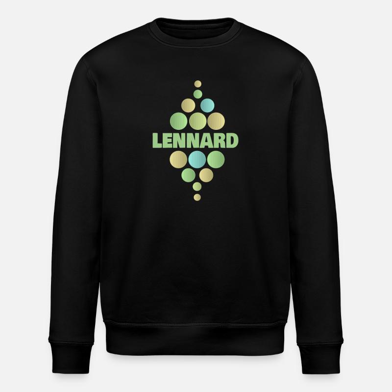 Geschenk für Lennard - Stanley/Stella Unisex Bio-Sweatshirt ROLLER - Schwarz