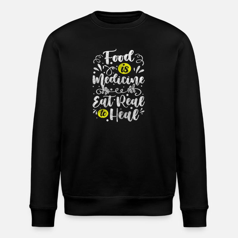 Berater Berufung Essgewohnheit Bewusst - Stanley/Stella Unisex Bio-Sweatshirt ROLLER - Schwarz