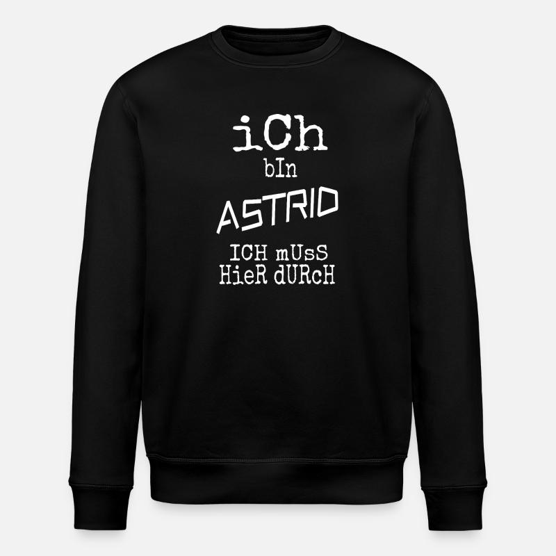 Astrid Astrid - Sweat bio ROLLER Stanley/Stella Unisexe - noir