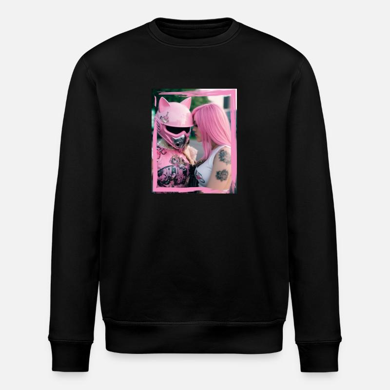 Biker Chicks - Stanley/Stella Unisex Bio-Sweatshirt ROLLER - Schwarz