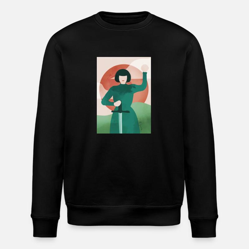 Jeanne der Kunst - Stanley/Stella Unisex Bio-Sweatshirt ROLLER - Schwarz