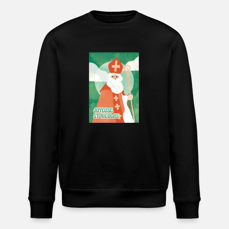 joyeuse st nicolas - Sweat bio ROLLER Stanley/Stella Unisexe - noir