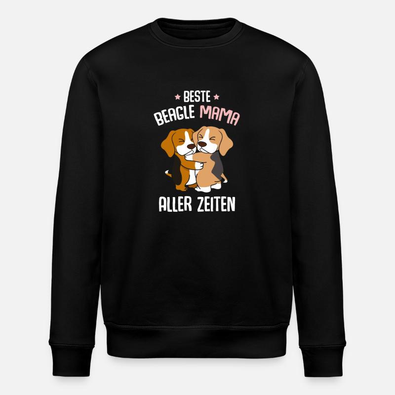 Meilleure maman beagle - Sweat bio ROLLER Stanley/Stella Unisexe - noir