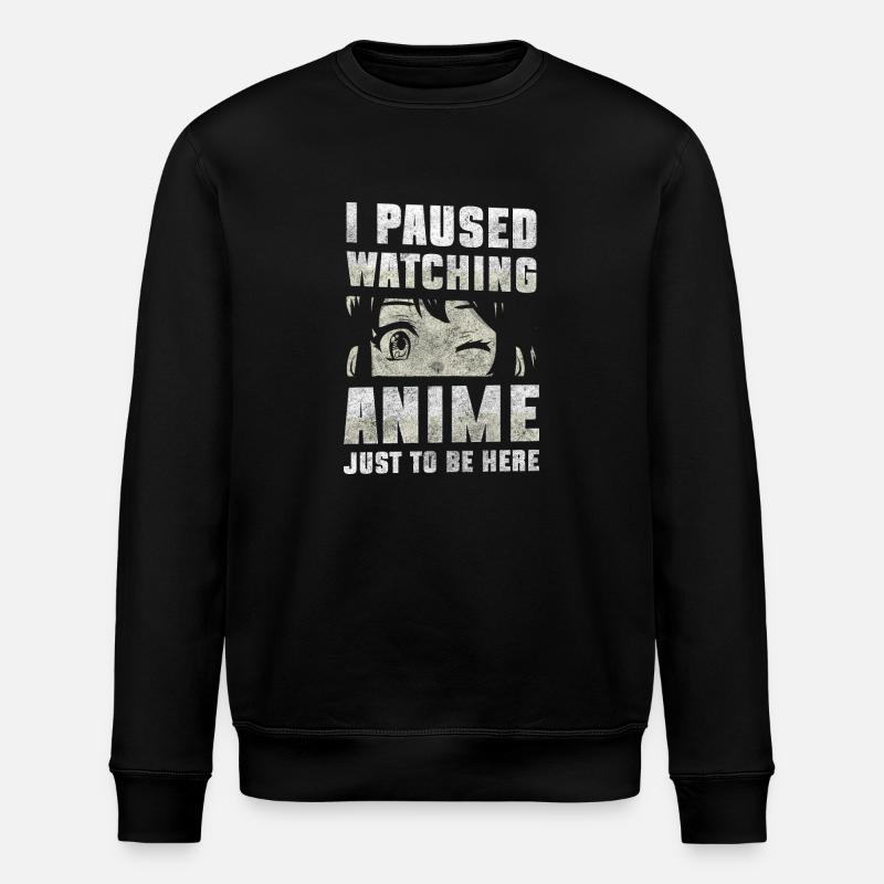 Anime Ramen - Stanley/Stella Unisex Bio-Sweatshirt ROLLER - Schwarz