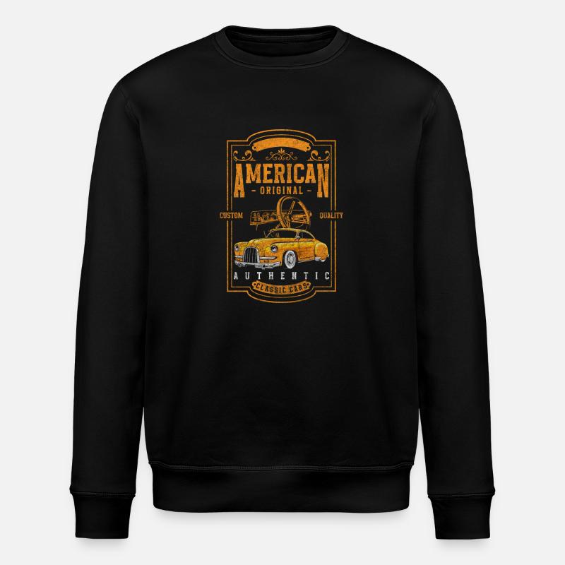 Automobile classique Année Musclecar - Sweat bio ROLLER Stanley/Stella Unisexe - noir