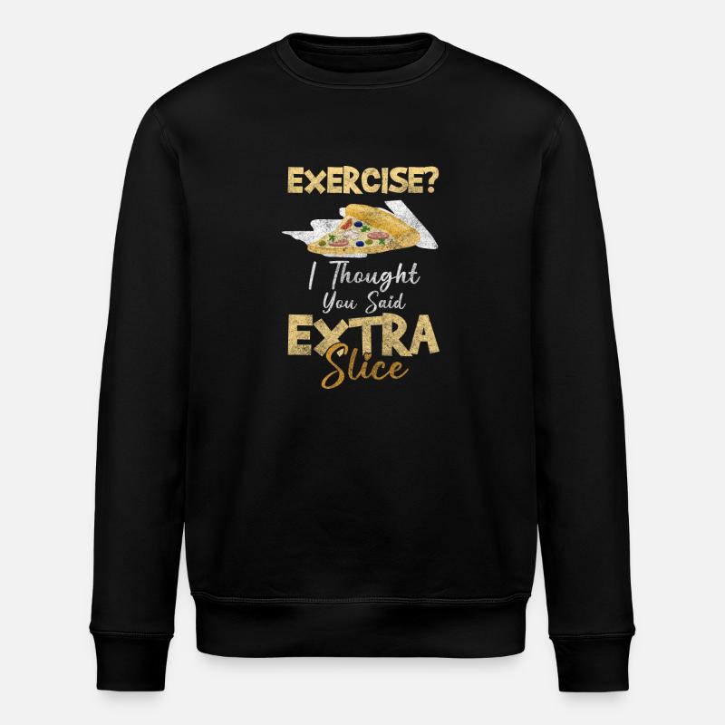 Pizzeria Pizza Slice Love - Sweat bio ROLLER Stanley/Stella Unisexe - noir