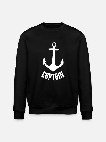 Captain - Sweat bio ROLLER Stanley/Stella Unisexe - noir