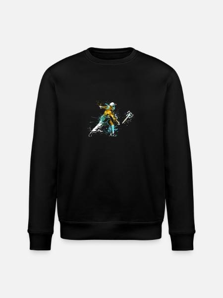 Splahs Axe Throwing Axe Throwers - Stanley/Stella ROLLER Unisex Organic Sweatshirt - black