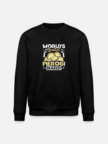 World's greatest pierogi maker - Stanley/Stella ROLLER Unisex Organic Sweatshirt - black