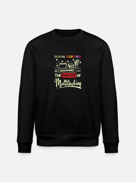 Secrétaire d’école, maître du multitâche - Sweat bio ROLLER Stanley/Stella Unisexe - noir