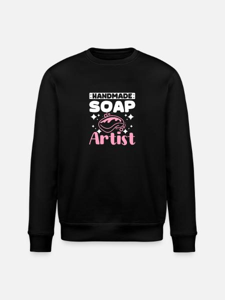 Handmade soap artist soap making - Stanley/Stella ROLLER Unisex Organic Sweatshirt - black