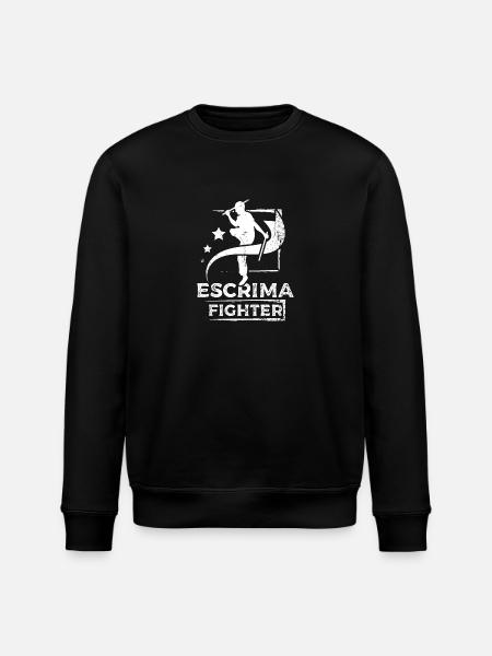 Escrima fighter - Stanley/Stella ROLLER Unisex Organic Sweatshirt - black