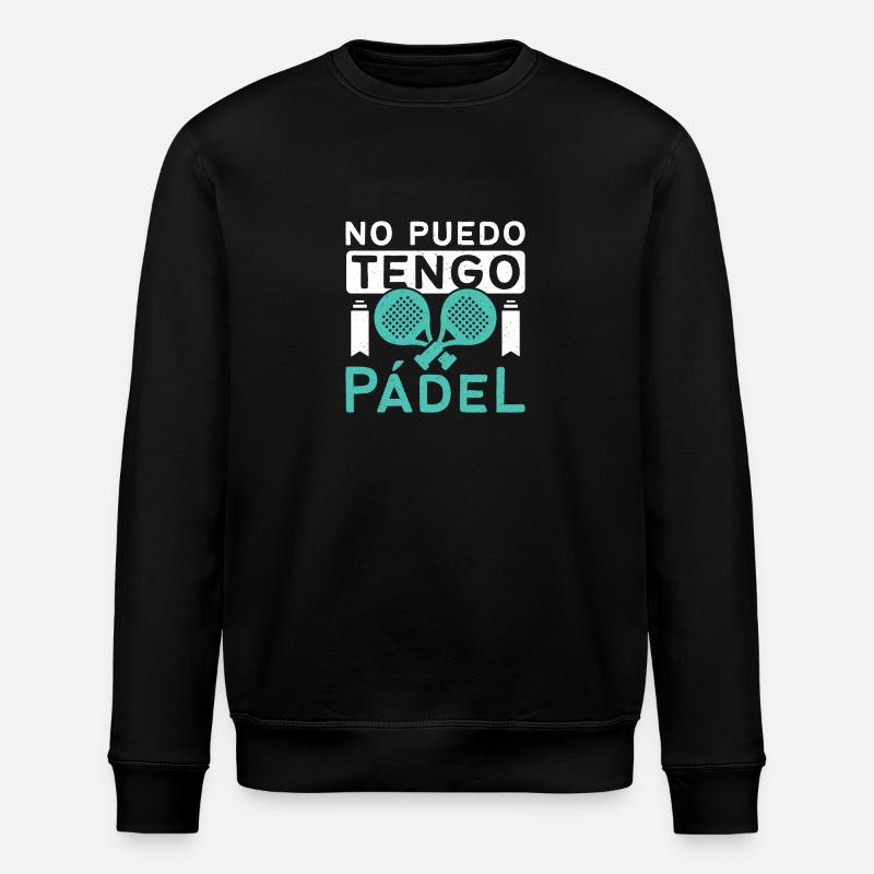 No puedo tengo padel - Stanley/Stella ROLLER Unisex Organic Sweatshirt - black