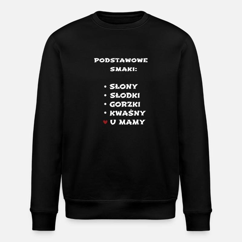 Geschmäcker bei Mama - Stanley/Stella Unisex Bio-Sweatshirt ROLLER - Schwarz