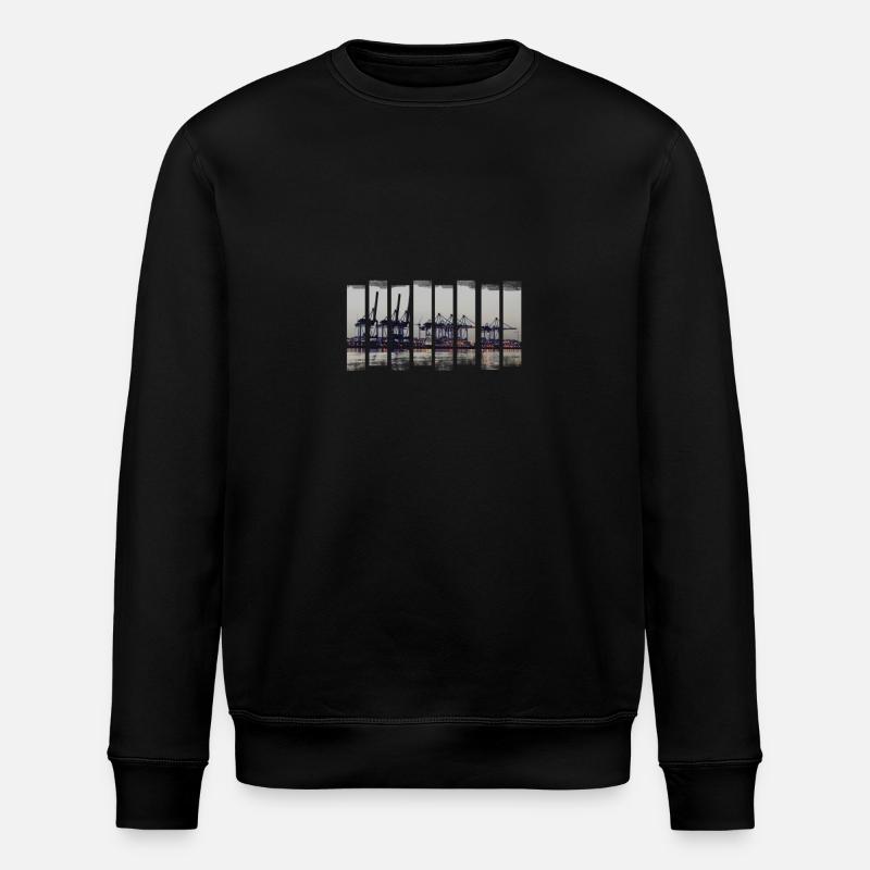 Hamburg Hafen - Stanley/Stella Unisex Bio-Sweatshirt ROLLER - Schwarz