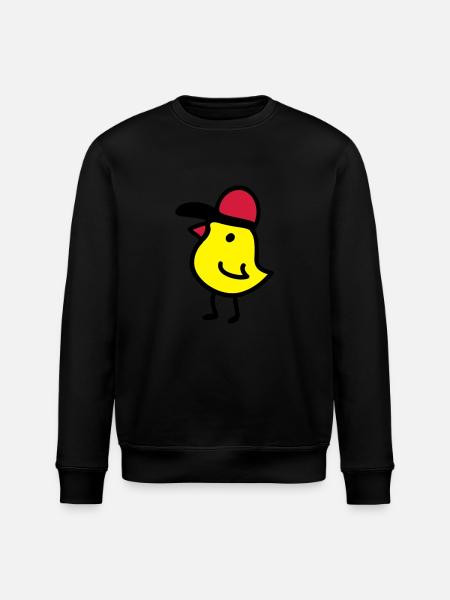 Cappy chicks 3 - Stanley/Stella ROLLER Unisex Organic Sweatshirt - black
