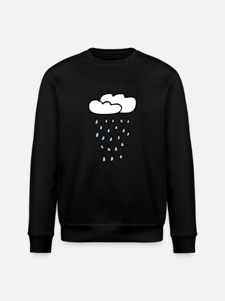 Cloud of rain - Stanley/Stella ROLLER Unisex Organic Sweatshirt - black