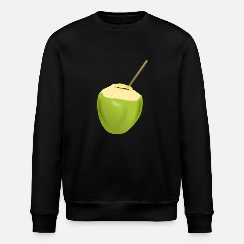 Kokosnuss Milch - Stanley/Stella Unisex Bio-Sweatshirt ROLLER - Schwarz