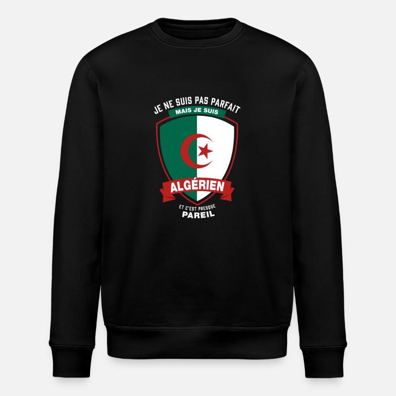 Algerien Parfait - Sweat bio ROLLER Stanley/Stella Unisexe - noir