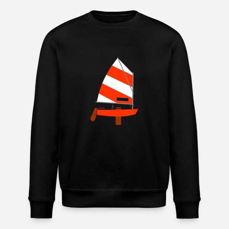 Segelboot - Stanley/Stella Unisex Bio-Sweatshirt ROLLER - Schwarz