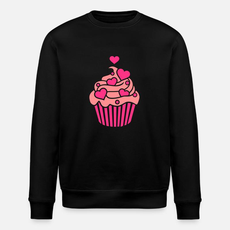Cupcake - Stanley/Stella Unisex Bio-Sweatshirt ROLLER - Schwarz